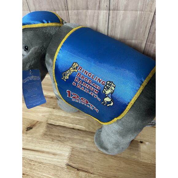 Rare Ringling Barnum And Baileys 129th Anniversary Elephant Plush Vintage 1998 - Picture 8 of 13